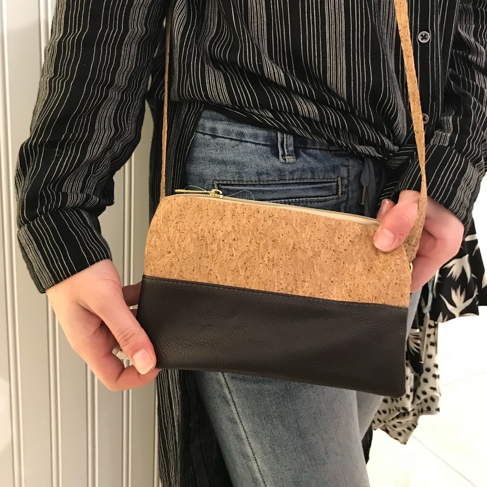 Cork & Leather Crossbody